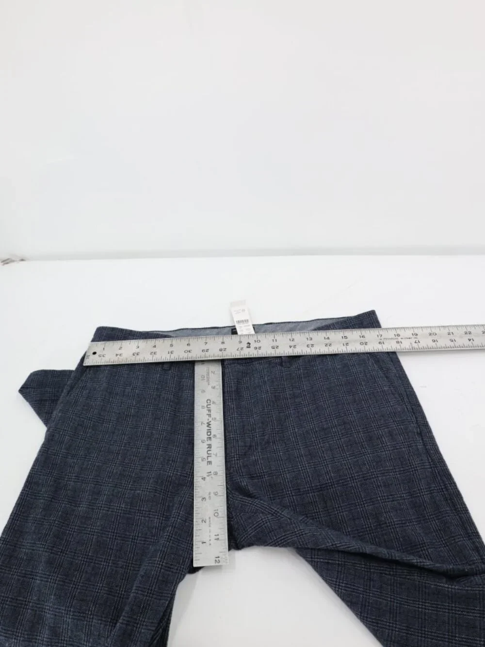 NWT J Crew 484 Pants Mens 32 L32 Slim Fit Brushed Twill Plaid Stretch Flat Front